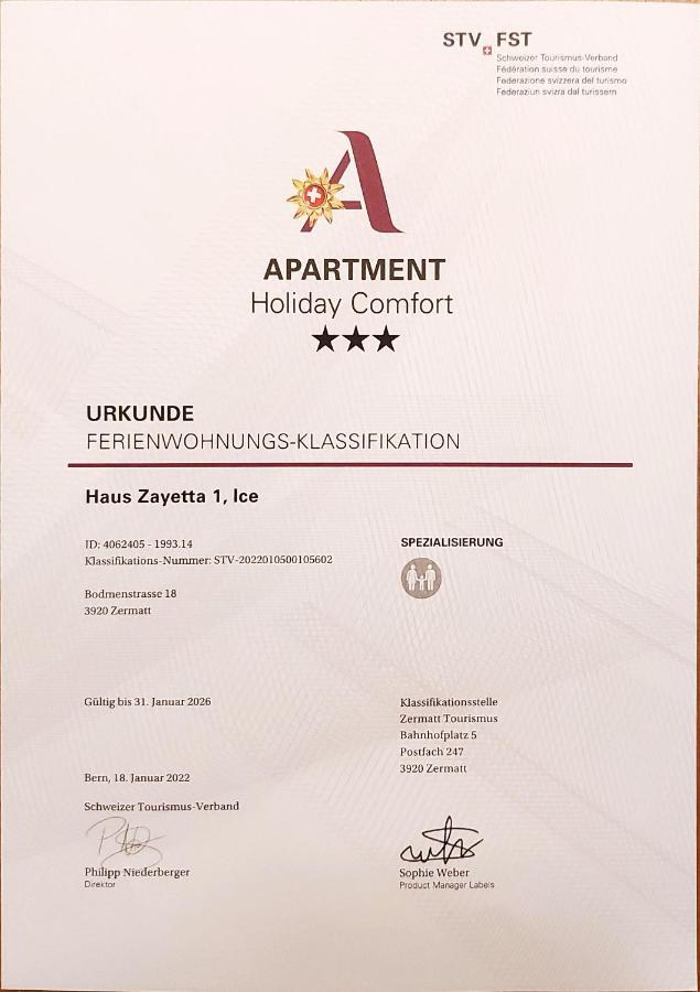 Ferienwohnung Zayetta Ice Cube Nr. 11 Церматт Экстерьер фото